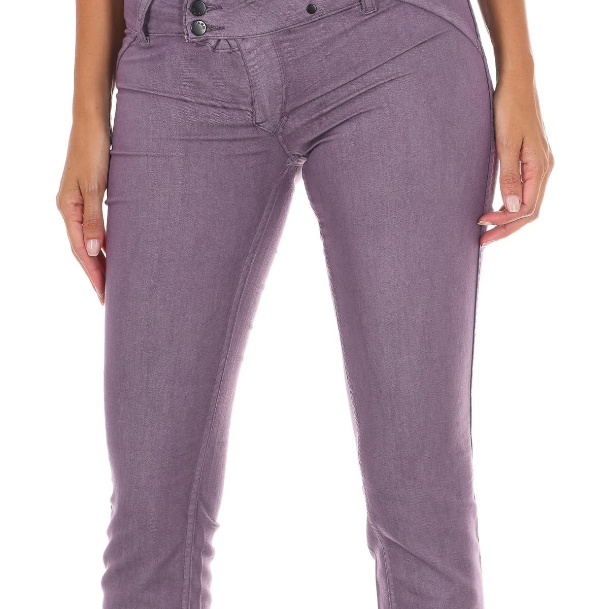 Women's Pants Met Bordeaux