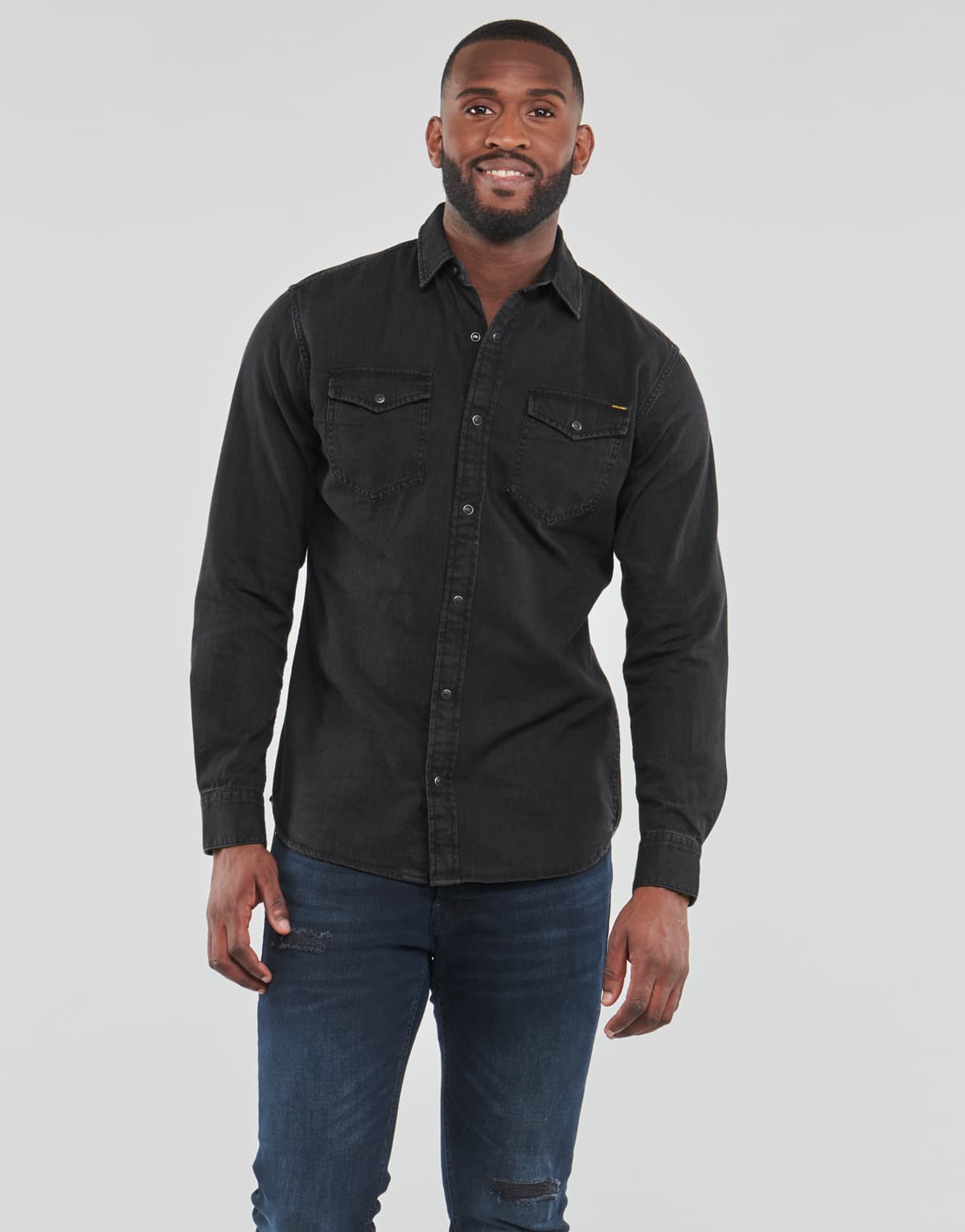 Men's Shirts Jack & Jones Black