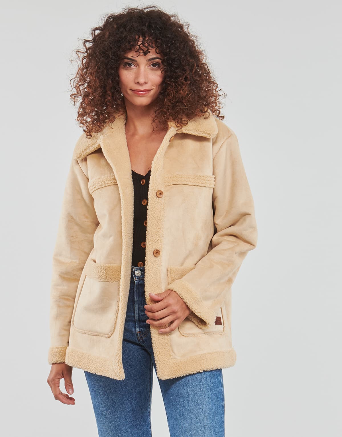 Women's Coats Roxy Beige