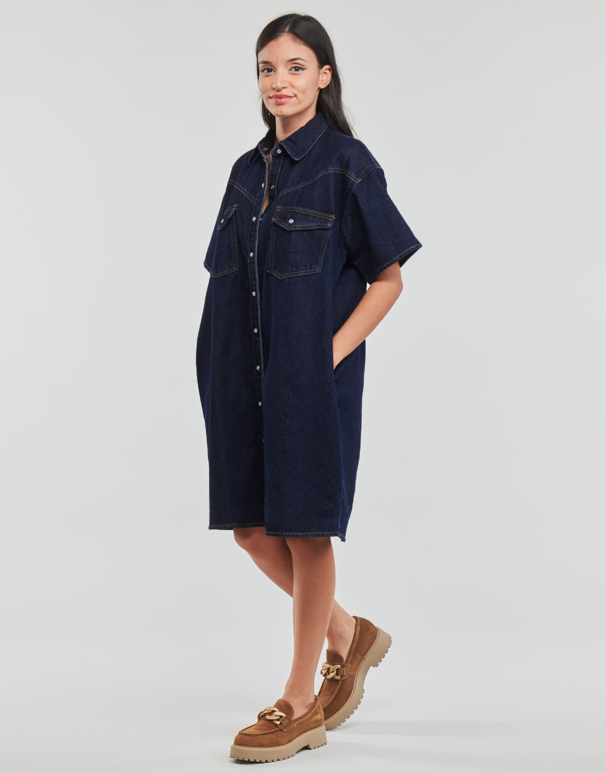 Women's Dresses Levis Blue