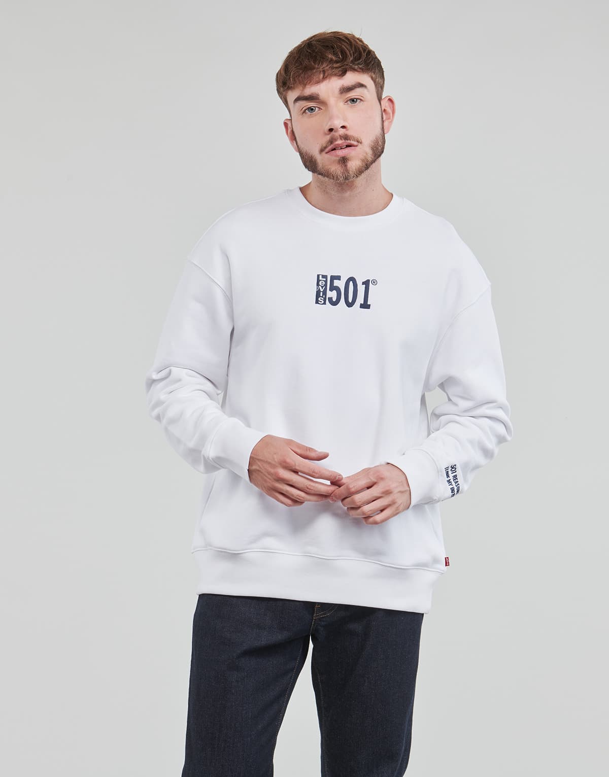 Men's Sports T-Shirts Levis White