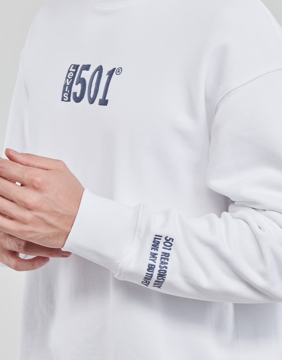 Men's Sports T-Shirts Levis White