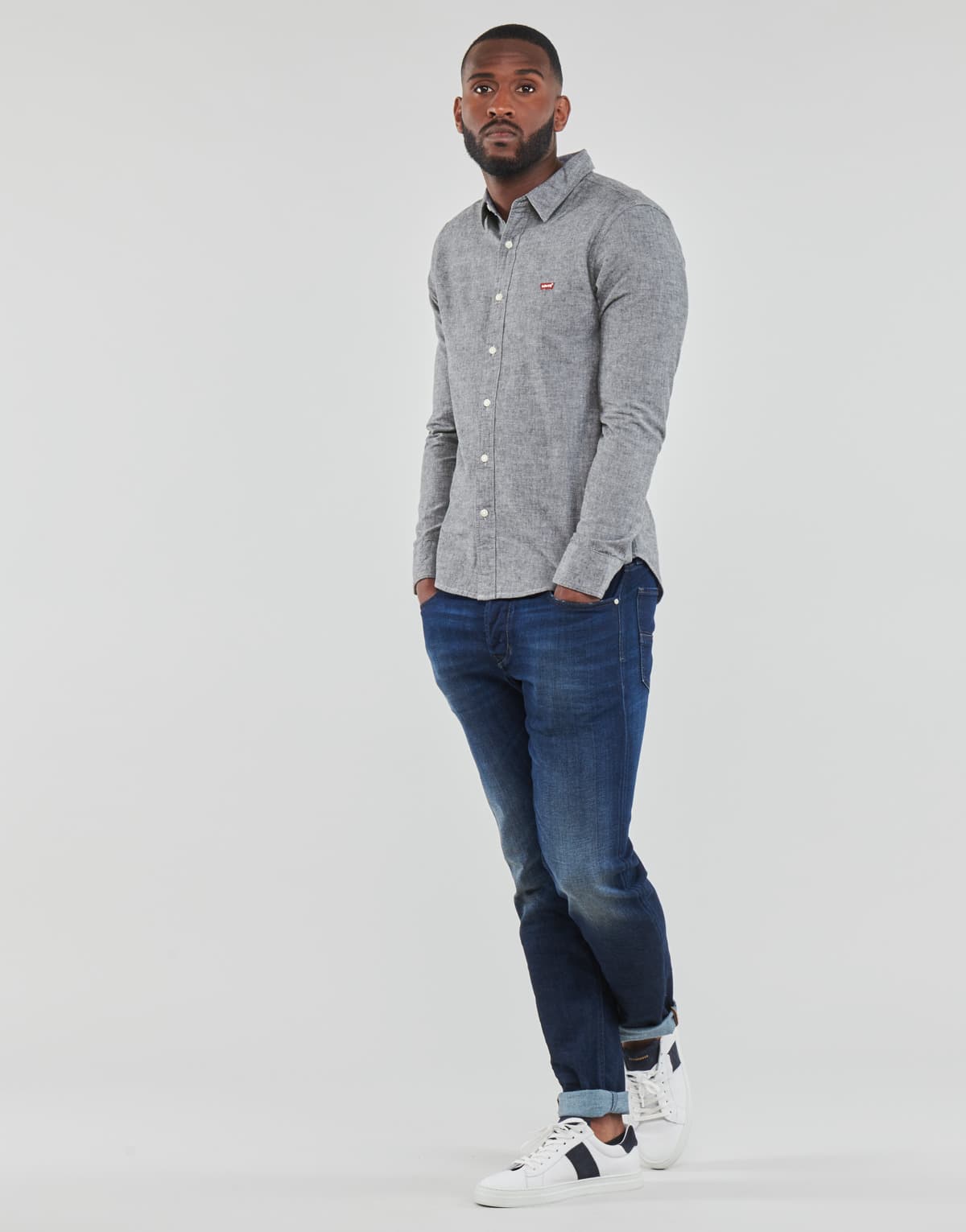 Men's Shirts Levis Gray