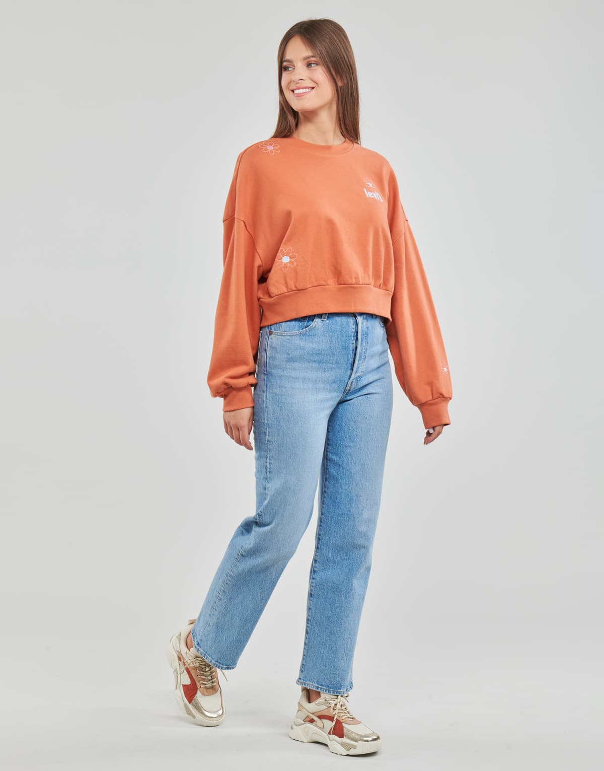 Women's Sports T-Shirts Levis Brown