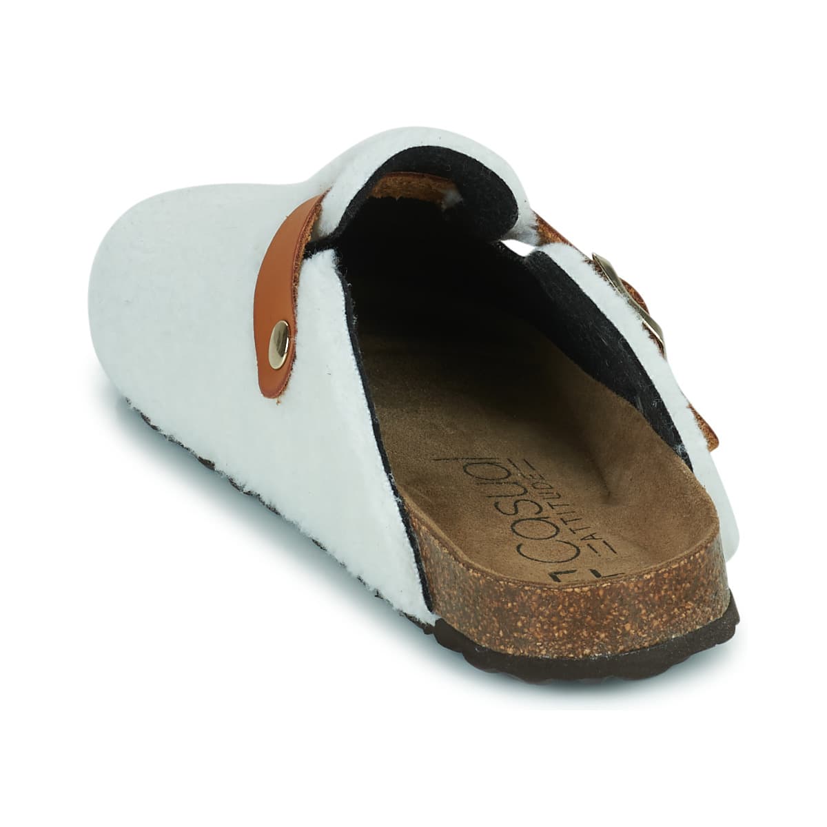 Men's House Slippers Casual Attitude White