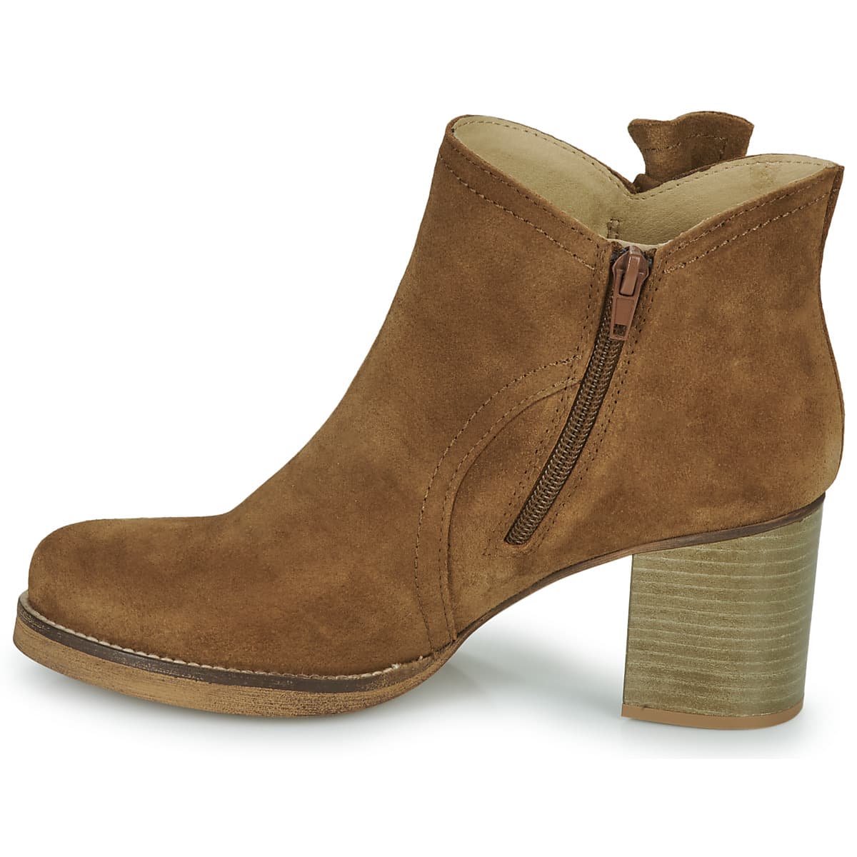 Women's Ankle Boots Casual Attitude Brown