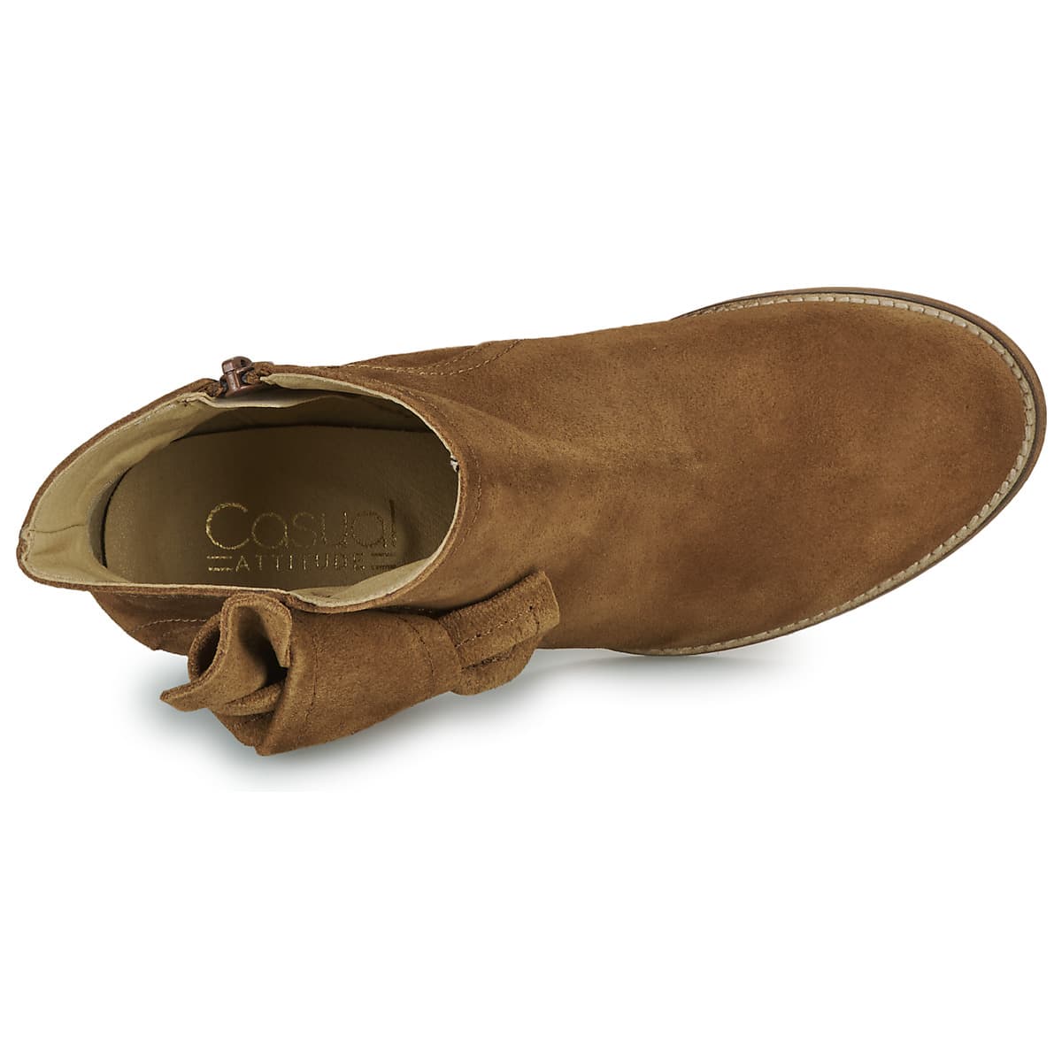 Women's Ankle Boots Casual Attitude Brown