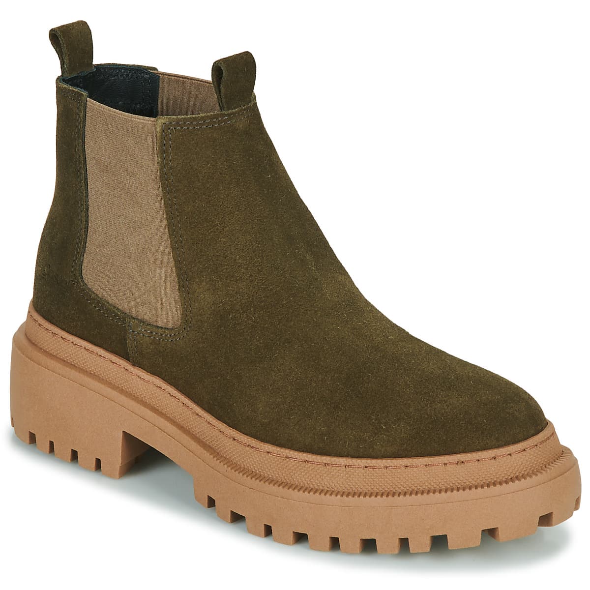 Women's Boots Casual Attitude Khaki