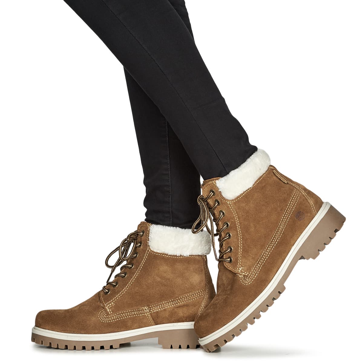 Women's Boots Casual Attitude Brown