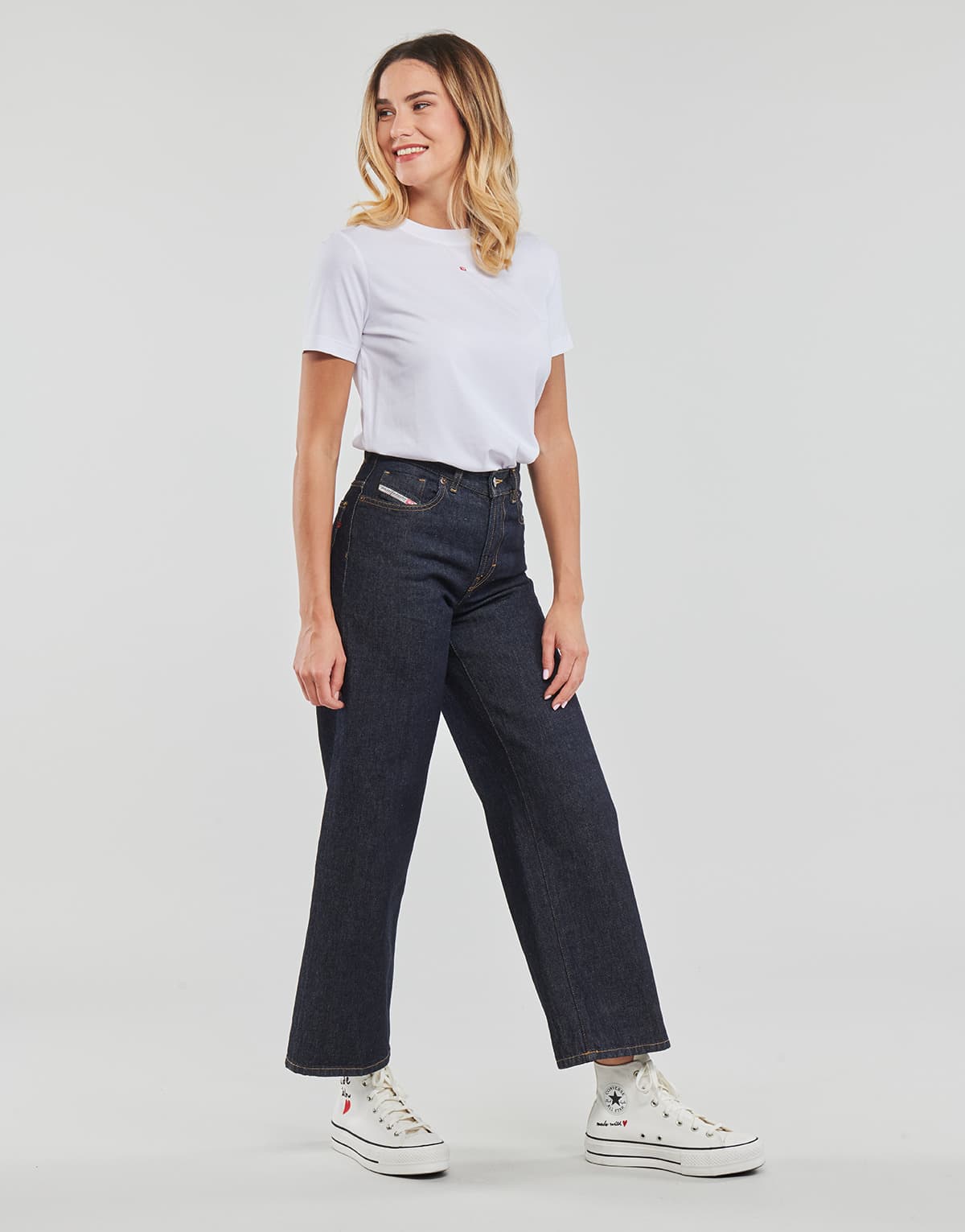 Women's T-Shirts Diesel White