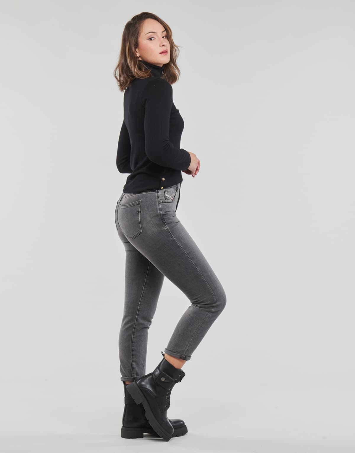 Women's Jeans Diesel Gray