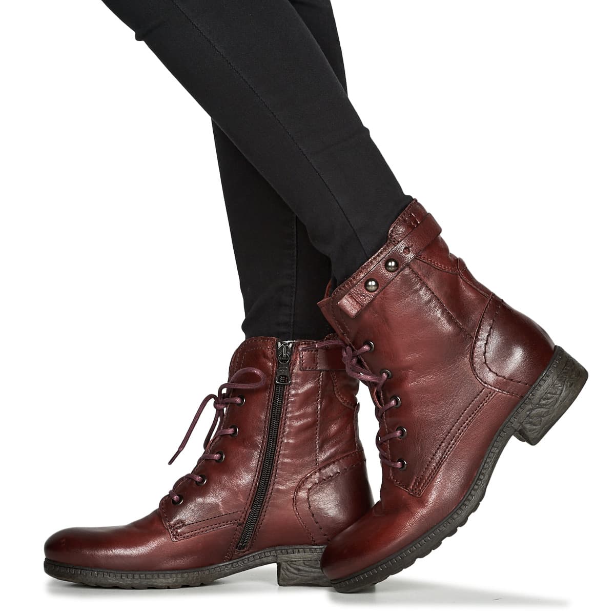 Women's Boots Dream in Green Red