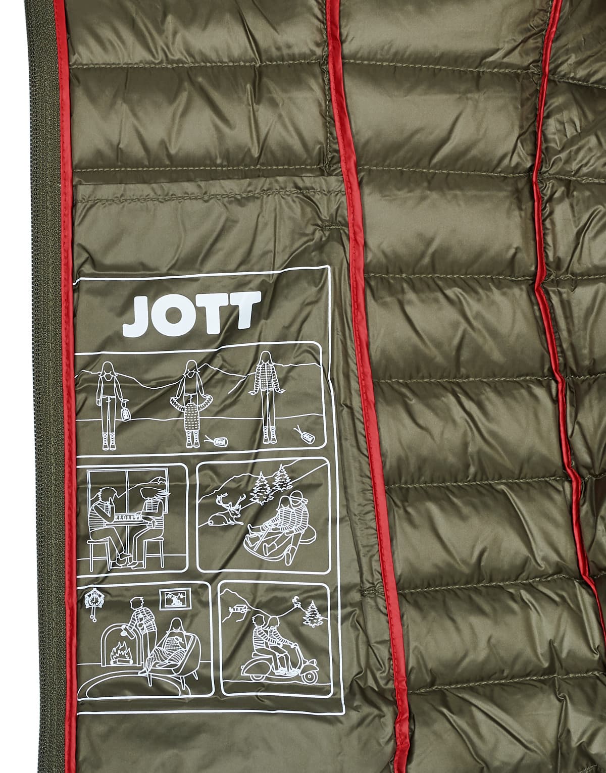 Women's Jackets JOTT Khaki