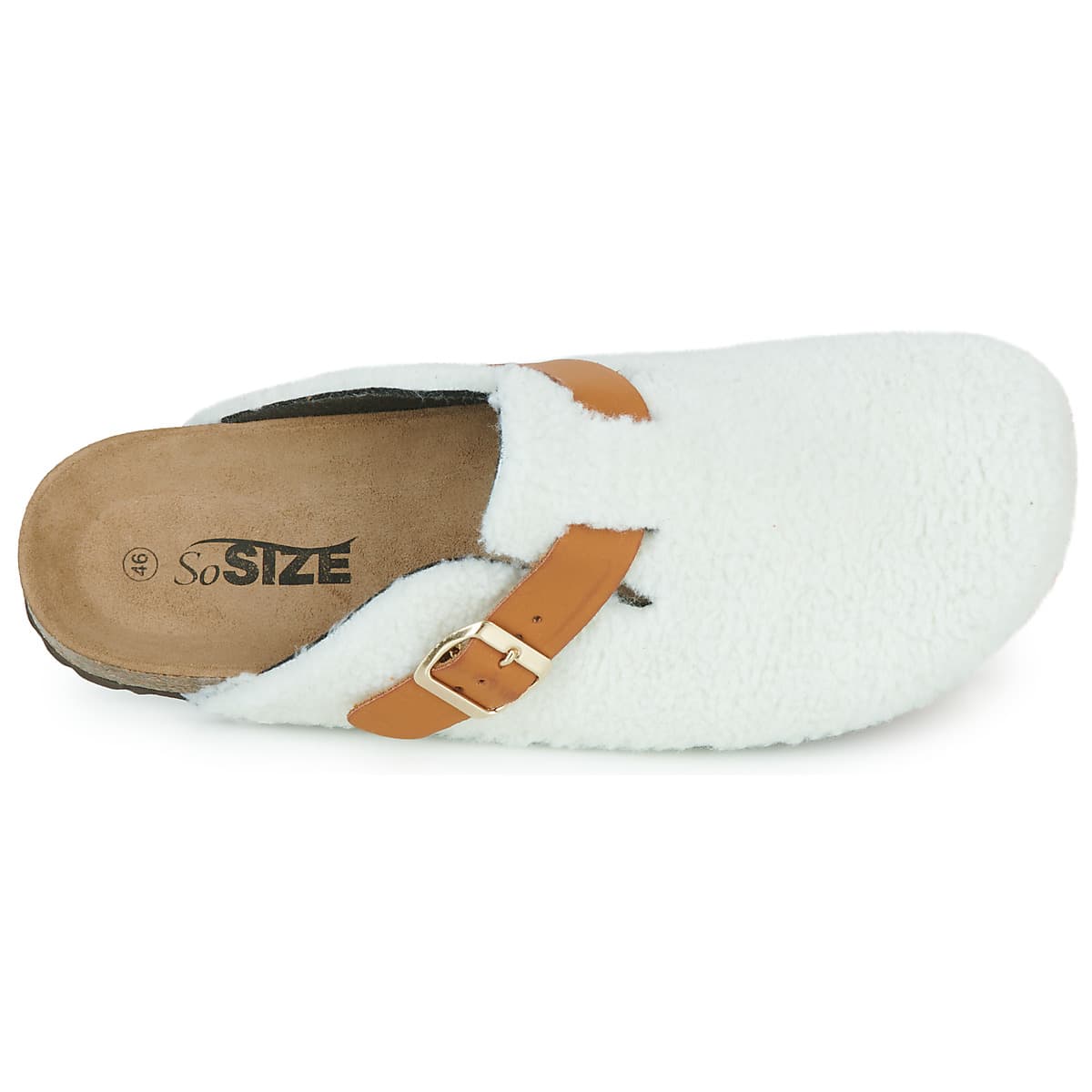 Men's House Slippers So Size White