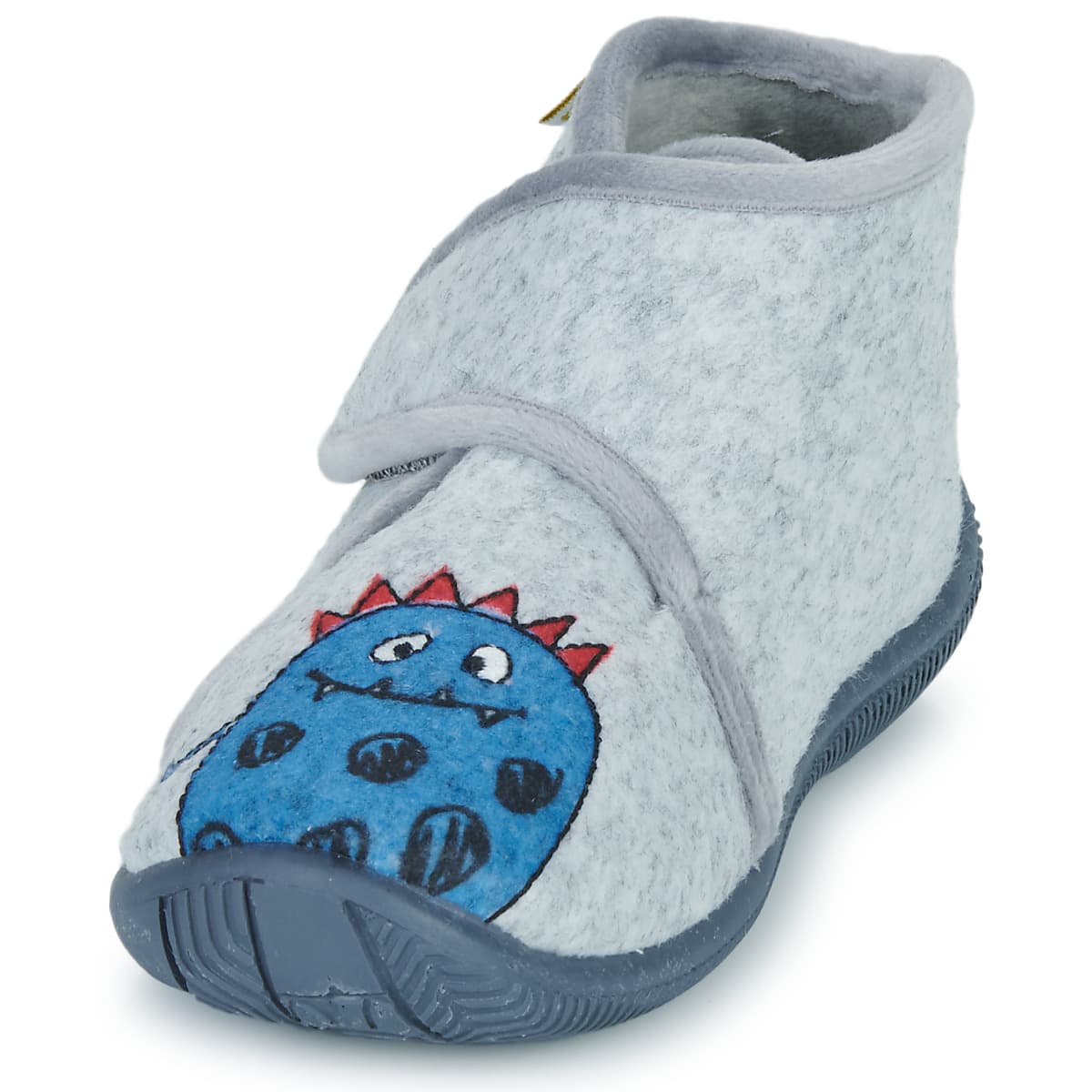Boys' House Slippers Citrouille et Compagnie Gray