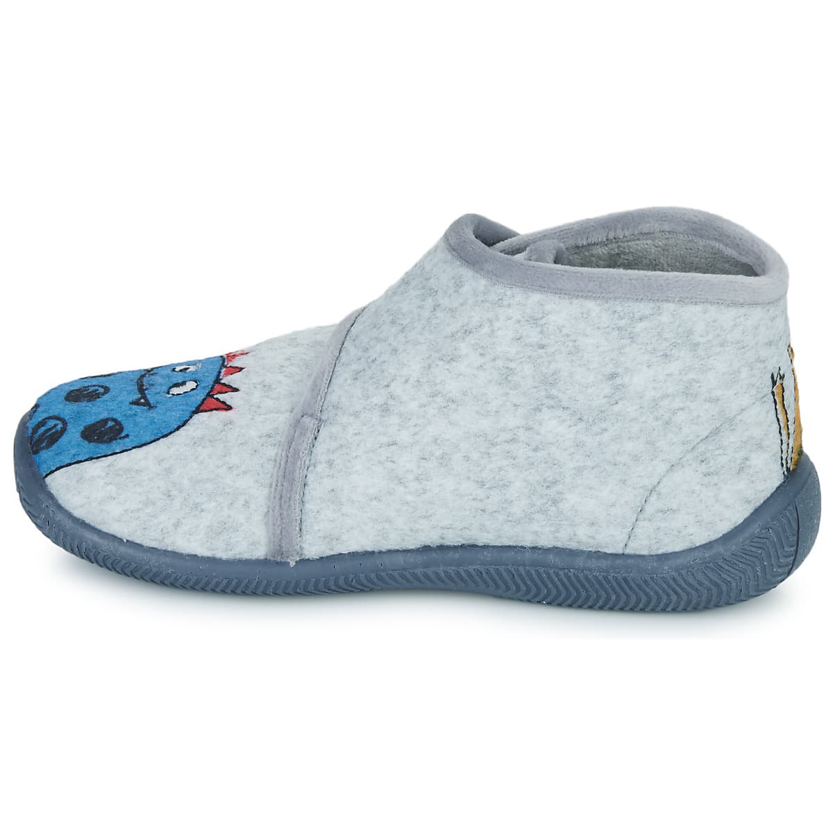 Boys' House Slippers Citrouille et Compagnie Gray