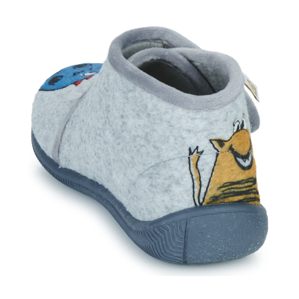 Boys' House Slippers Citrouille et Compagnie Gray