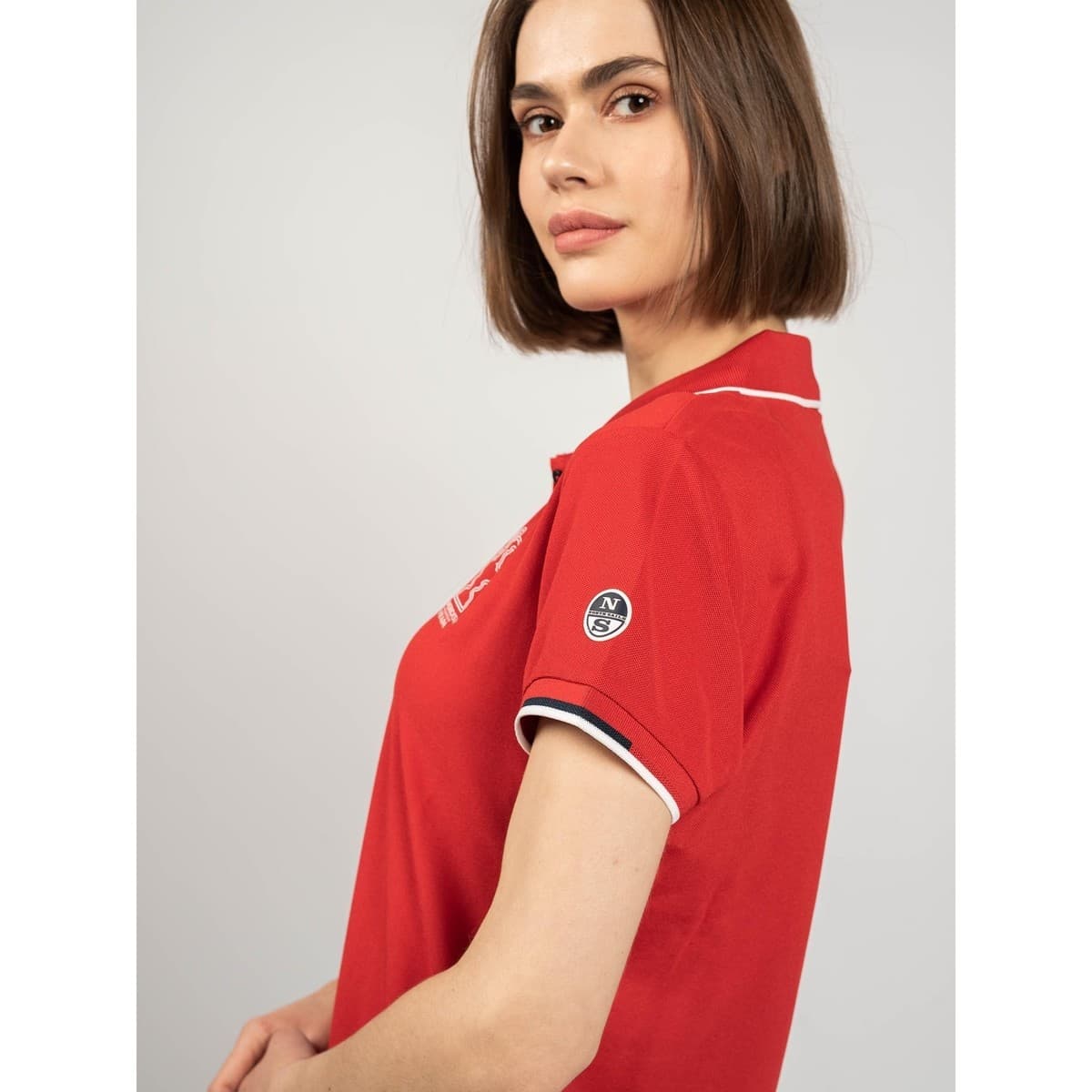Women's Polo Shirts North Sails Red