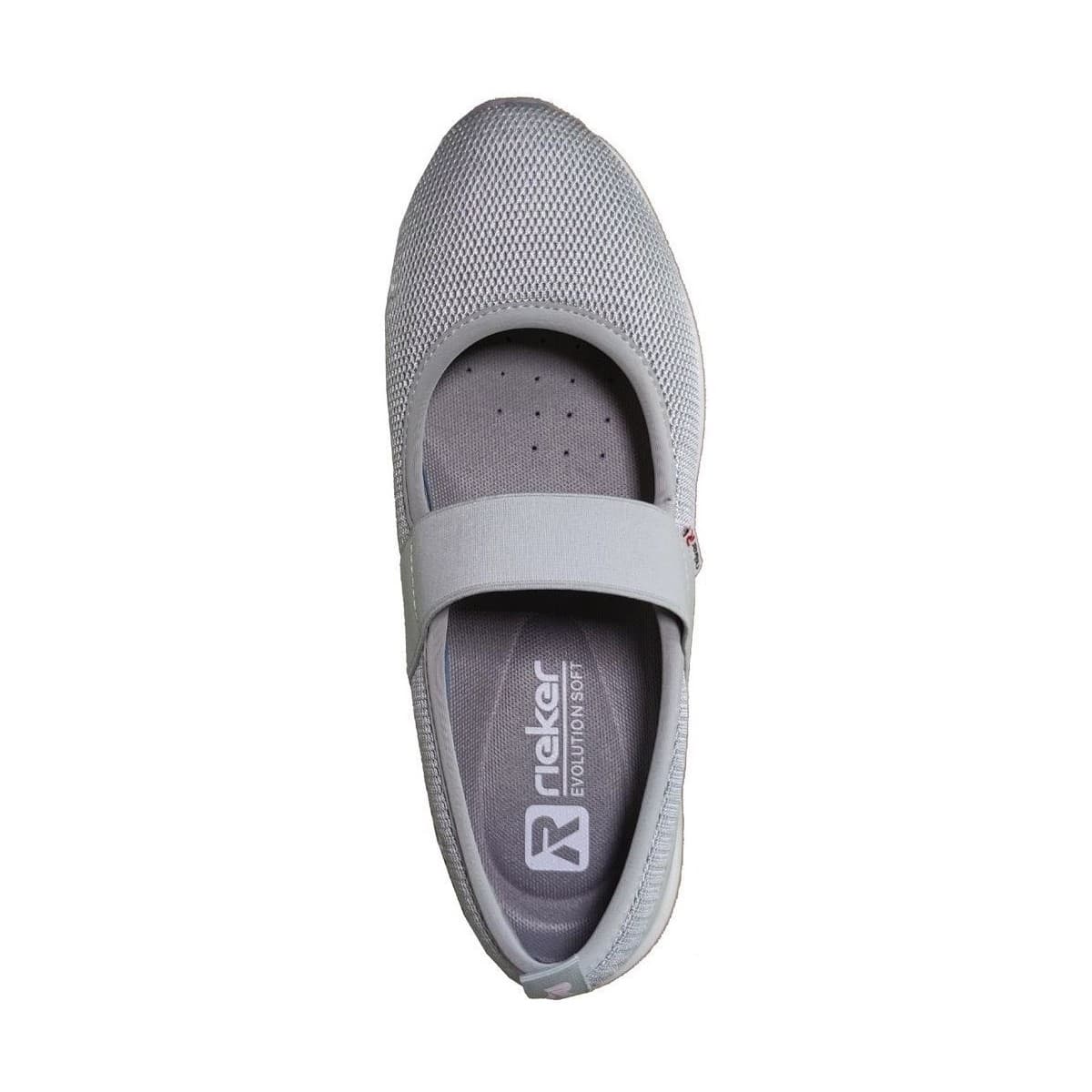 Women's Ballet Flats Rieker Gray