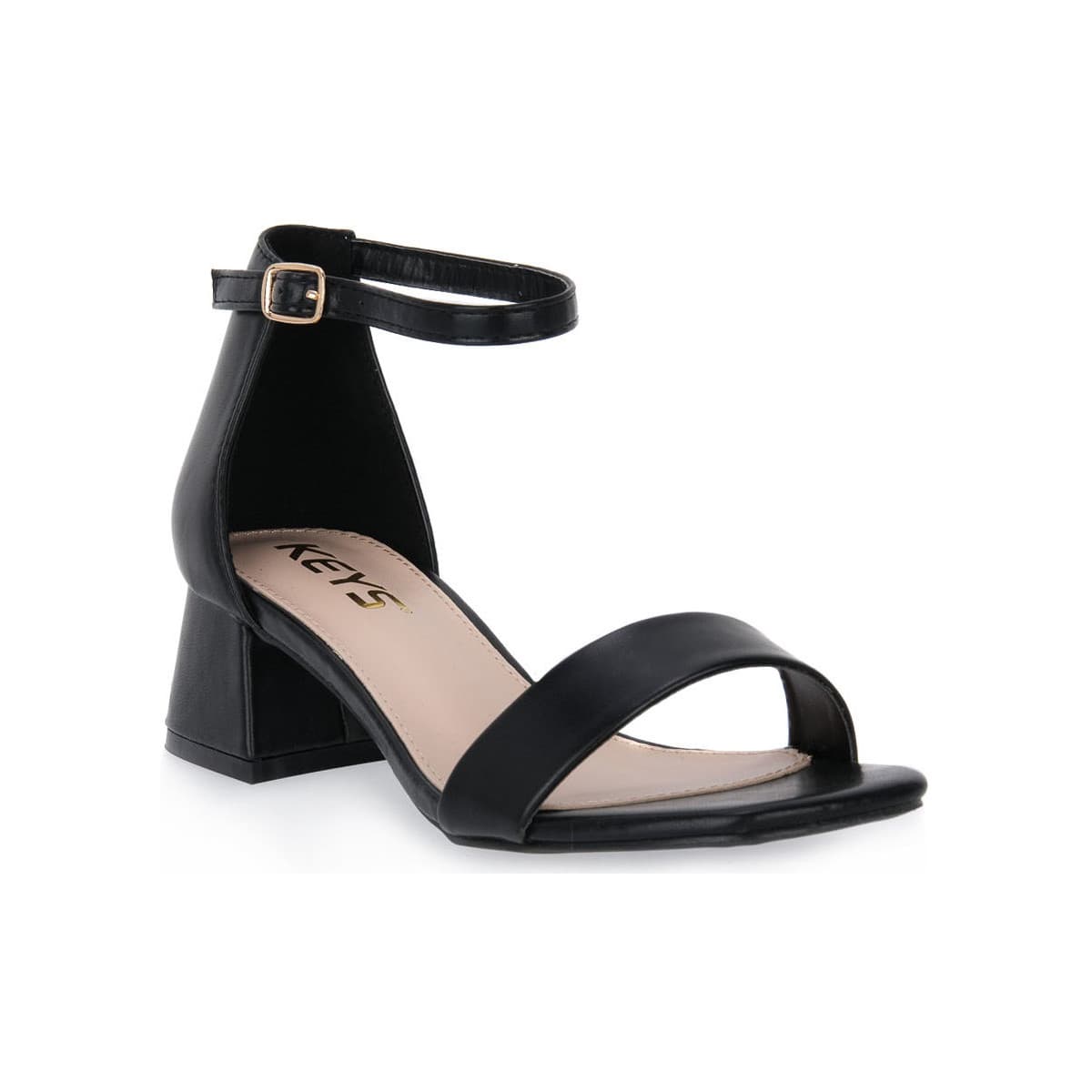Σανδάλια με τακούνι Keys BLACK SANDALO