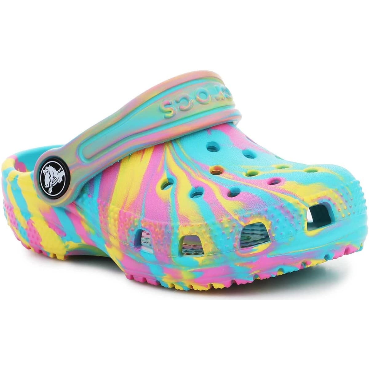 Σανδάλια χωρίς τακούνι Crocs Classic Marbled Kids Clog T 206838-4SM