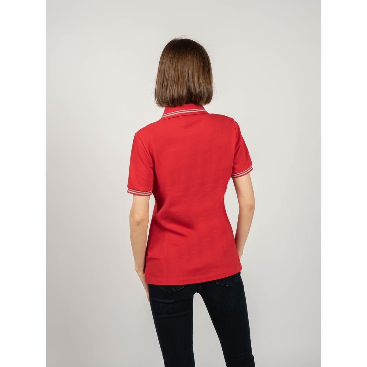 Women's Polo Shirts Geox Red