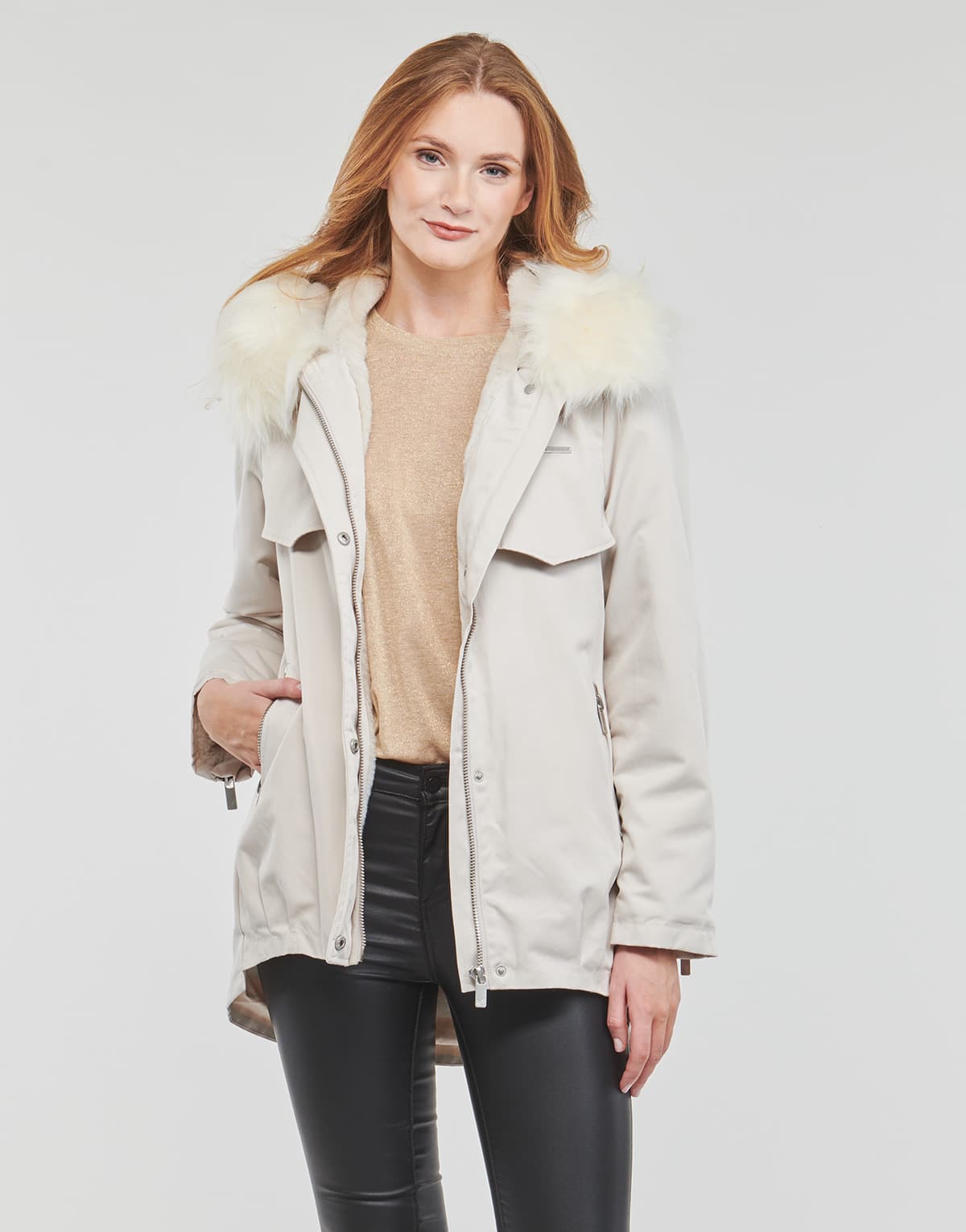 Women's Parkas Kaporal White