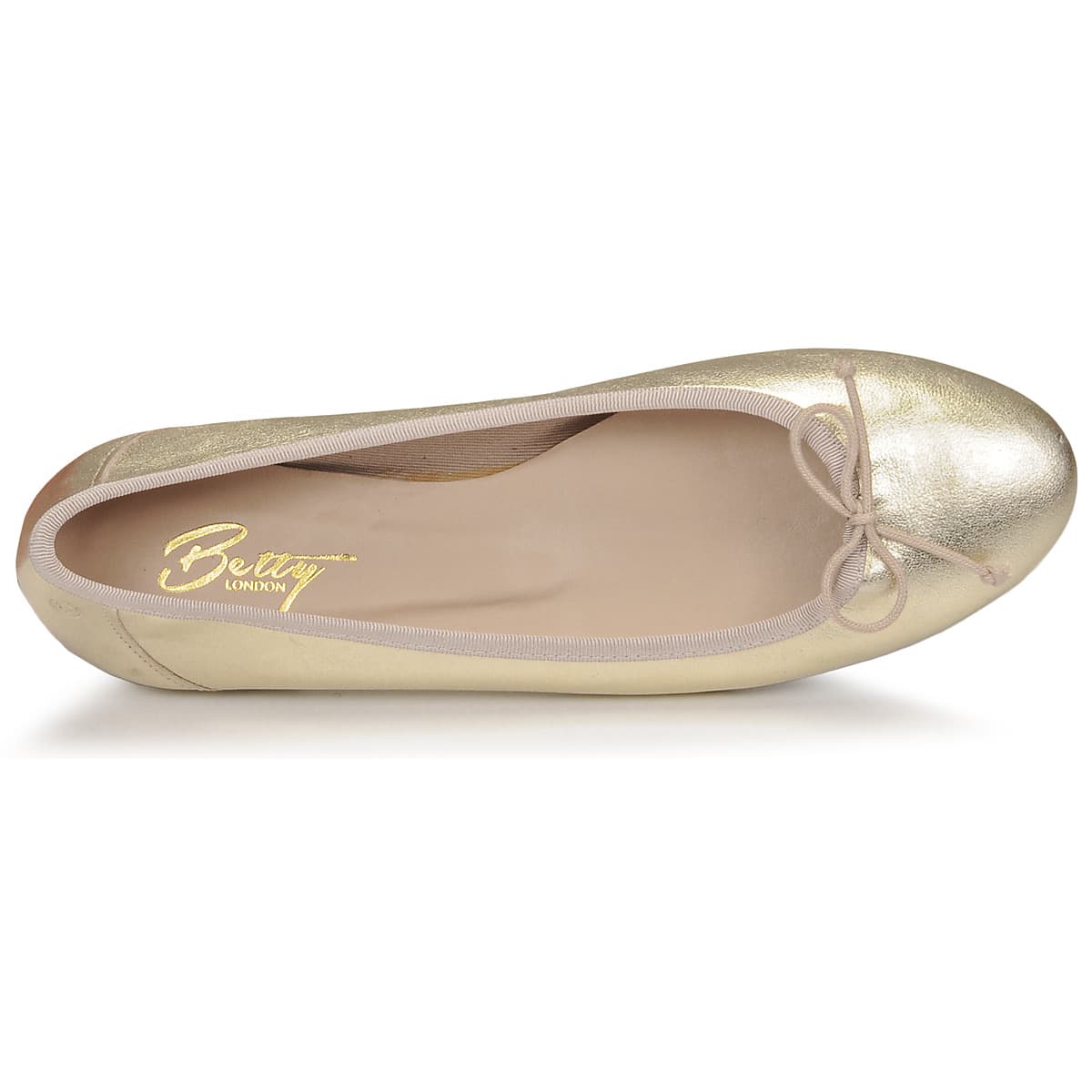 Women's Ballet Flats Betty London Gold