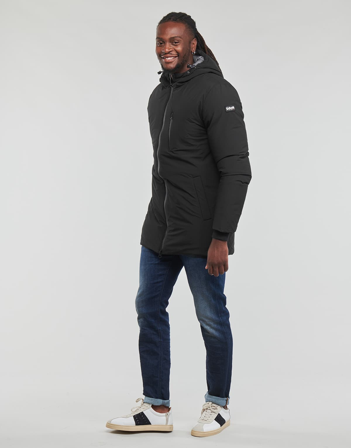 Men's Coats Schott Black