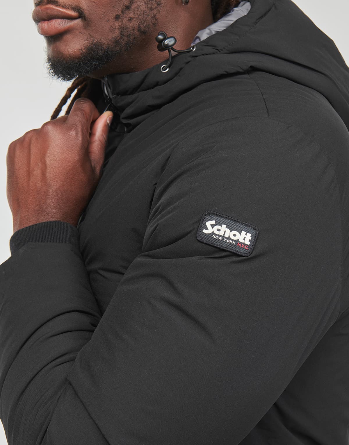 Men's Coats Schott Black