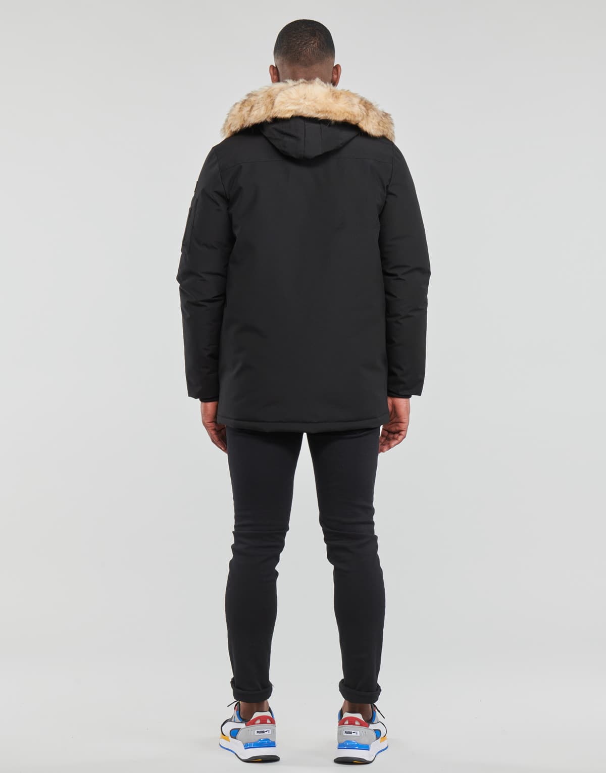 Men's Parkas Schott Black