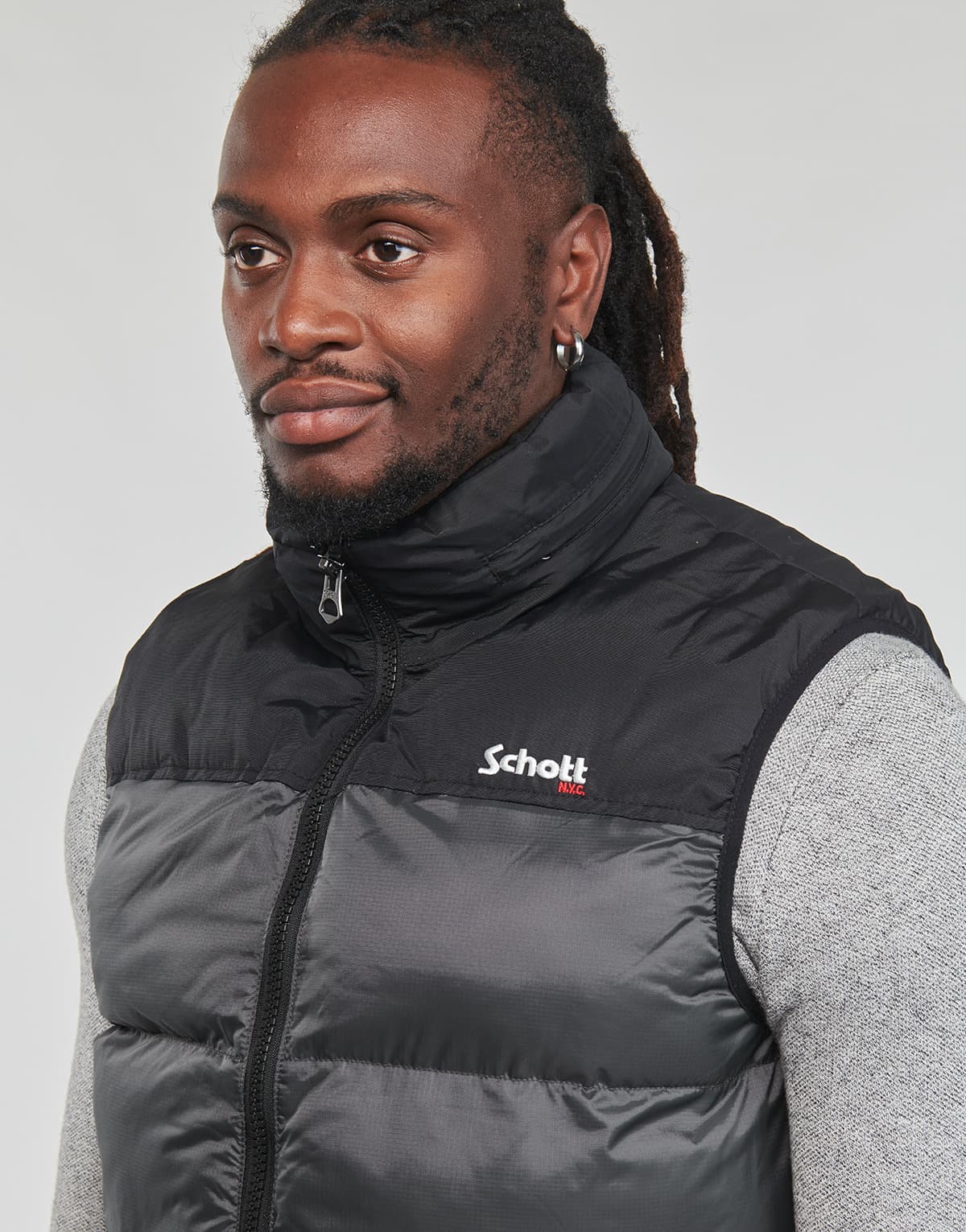 Men's Jackets Schott Gray