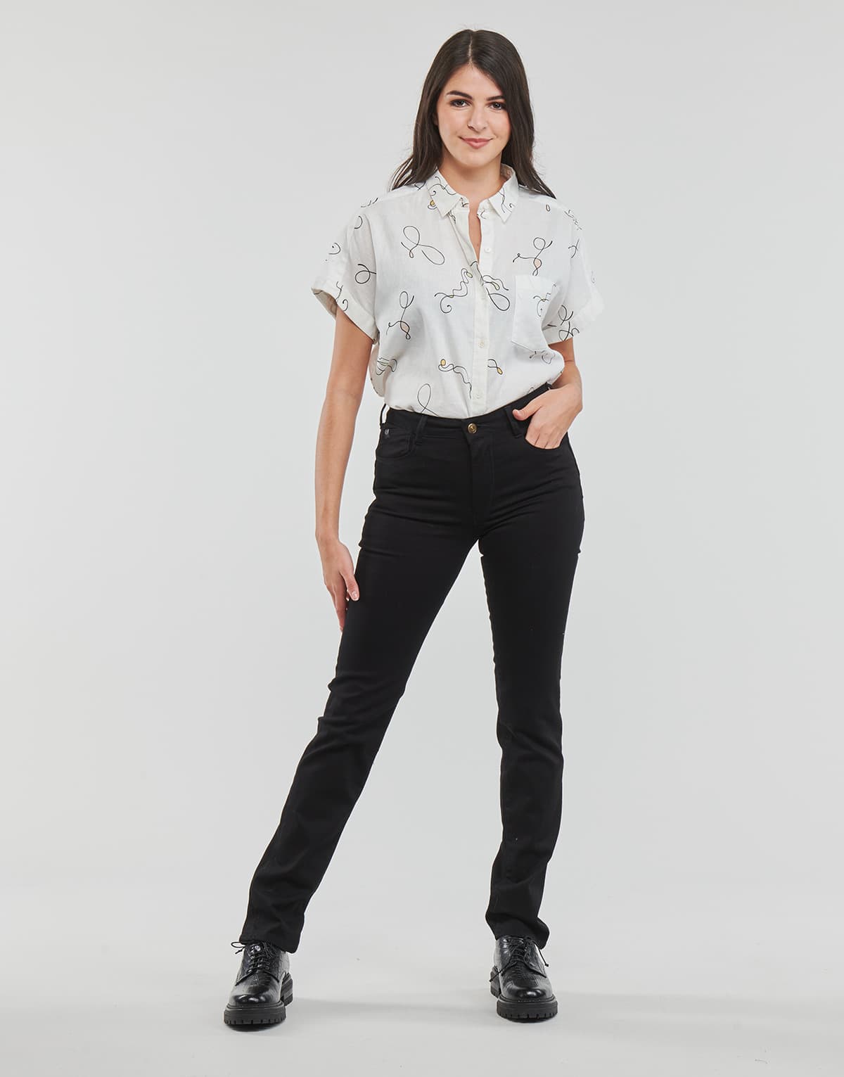 Women's Jeans Le Temps des Cerises Black