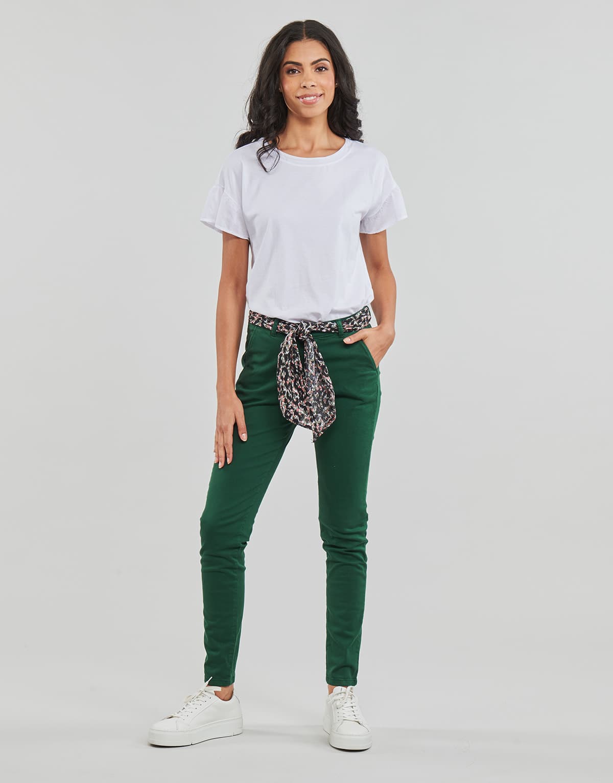 Women's Pants Le Temps des Cerises Green