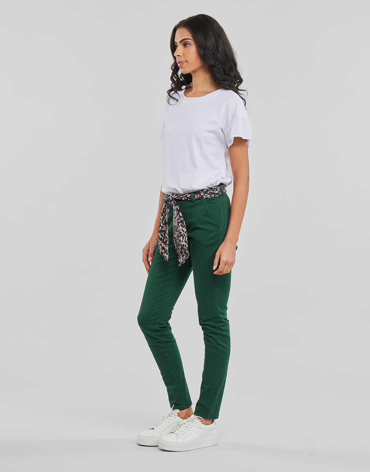 Women's Pants Le Temps des Cerises Green