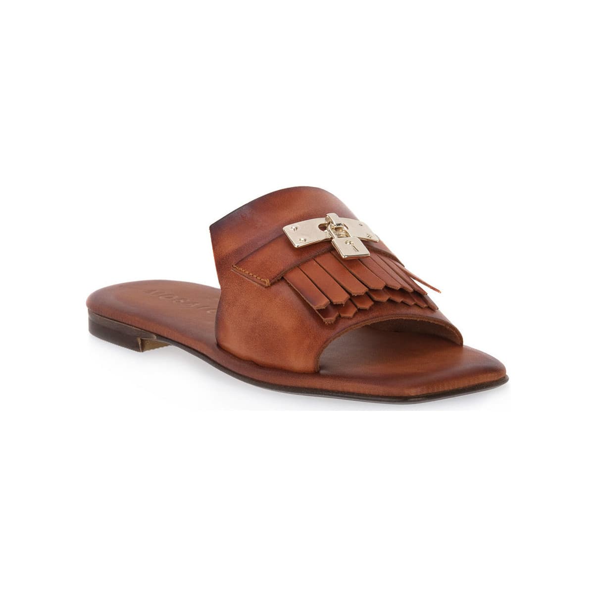 Σανδάλια χωρίς τακούνι Mosaic TAN