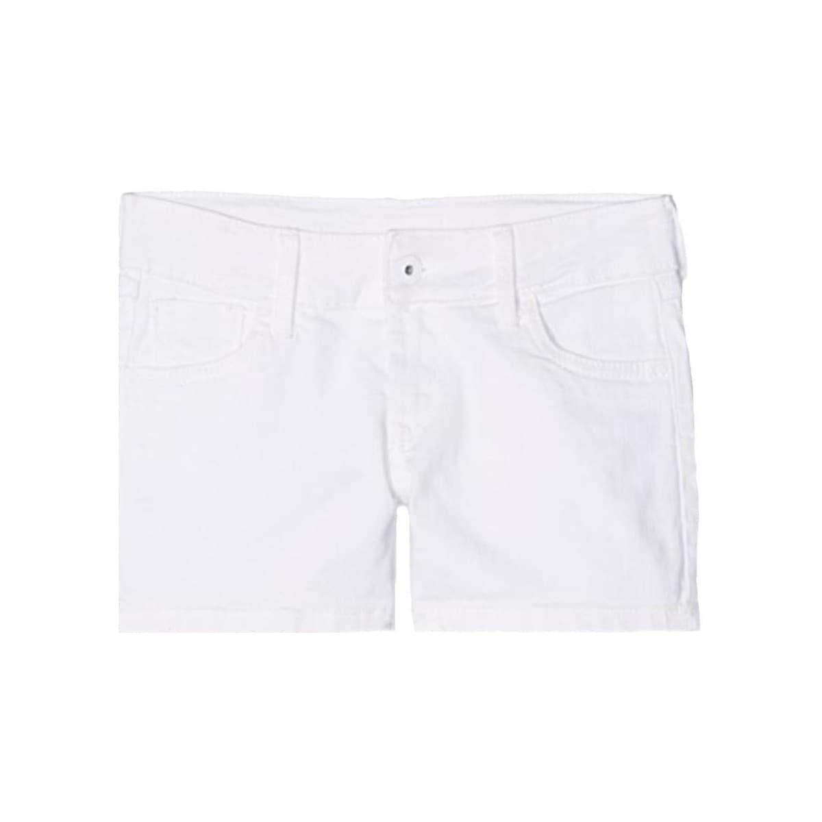 Girls' Shorts Pepe Jeans White