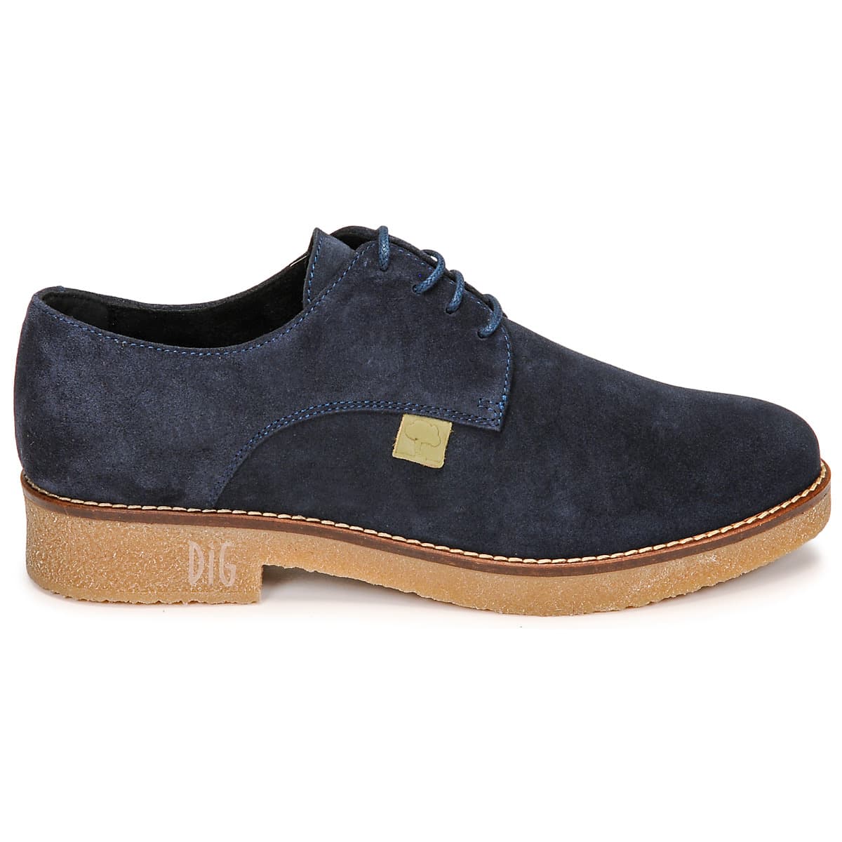 Women's Derby Shoes Dream in Green Blue