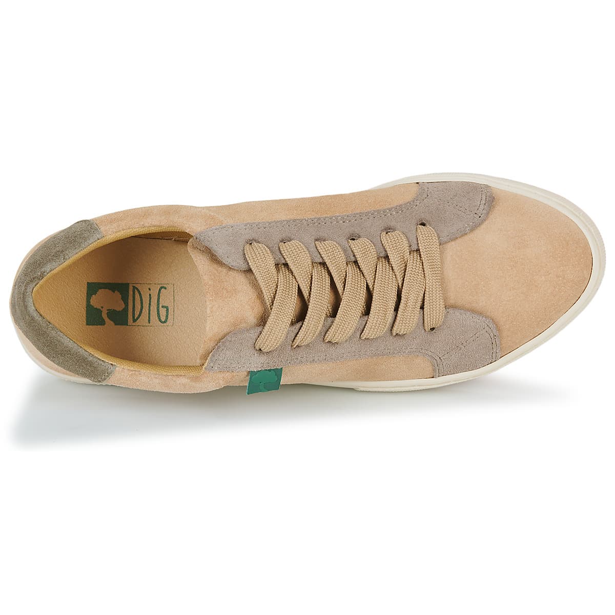 Women's Sneakers Dream in Green Beige