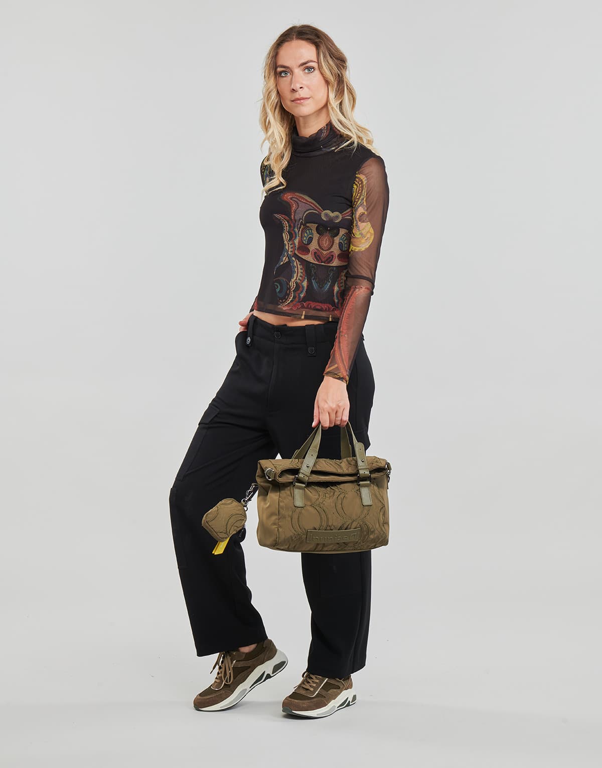 Women's T-Shirts Desigual Black