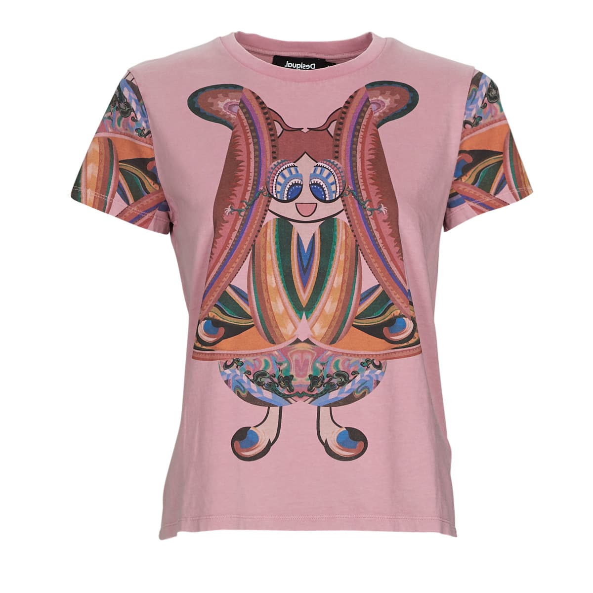 Women's T-Shirts Desigual Pink