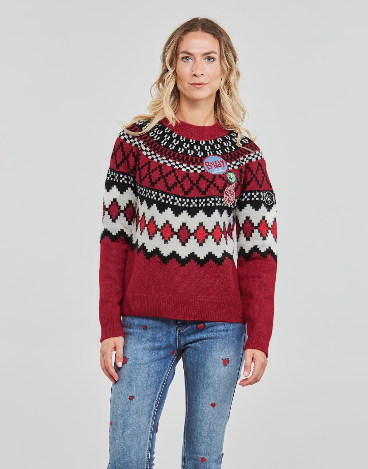 Women's Sweaters Desigual Red