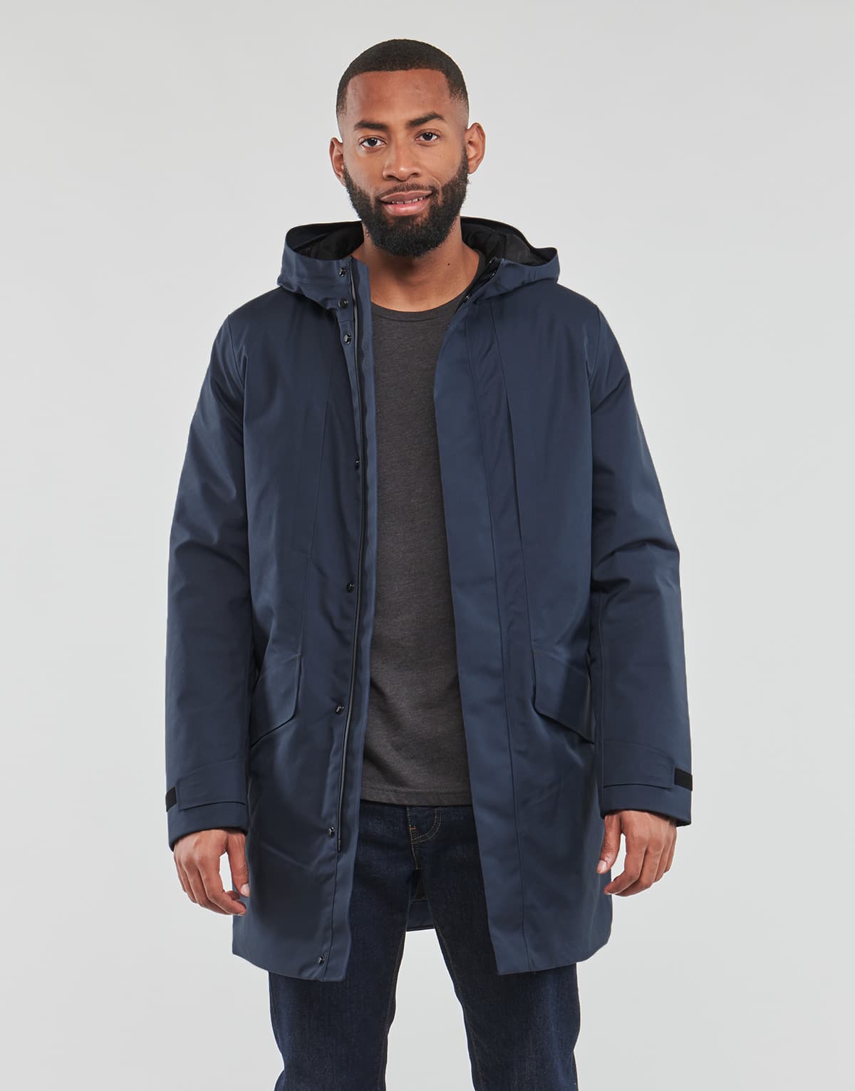 Men's Parkas Geox Blue