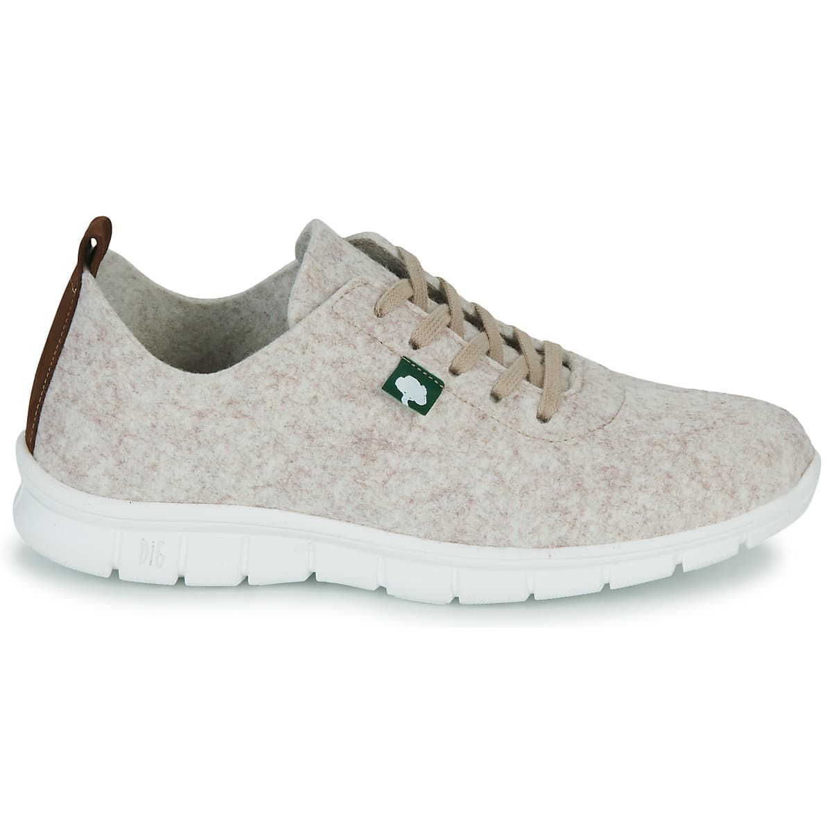 Women's Sneakers Dream in Green Beige
