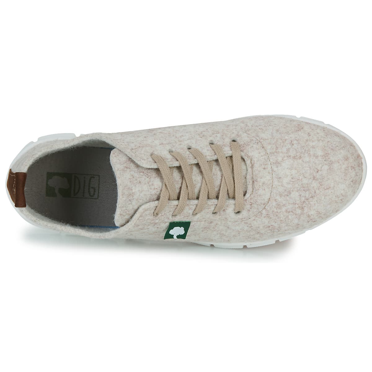 Women's Sneakers Dream in Green Beige