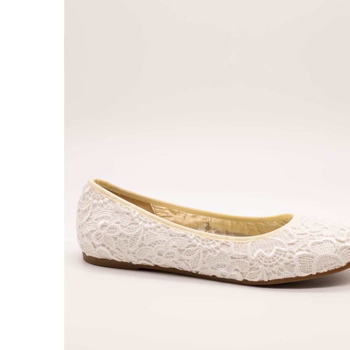 Women's Ballet Flats Zabba Difference White