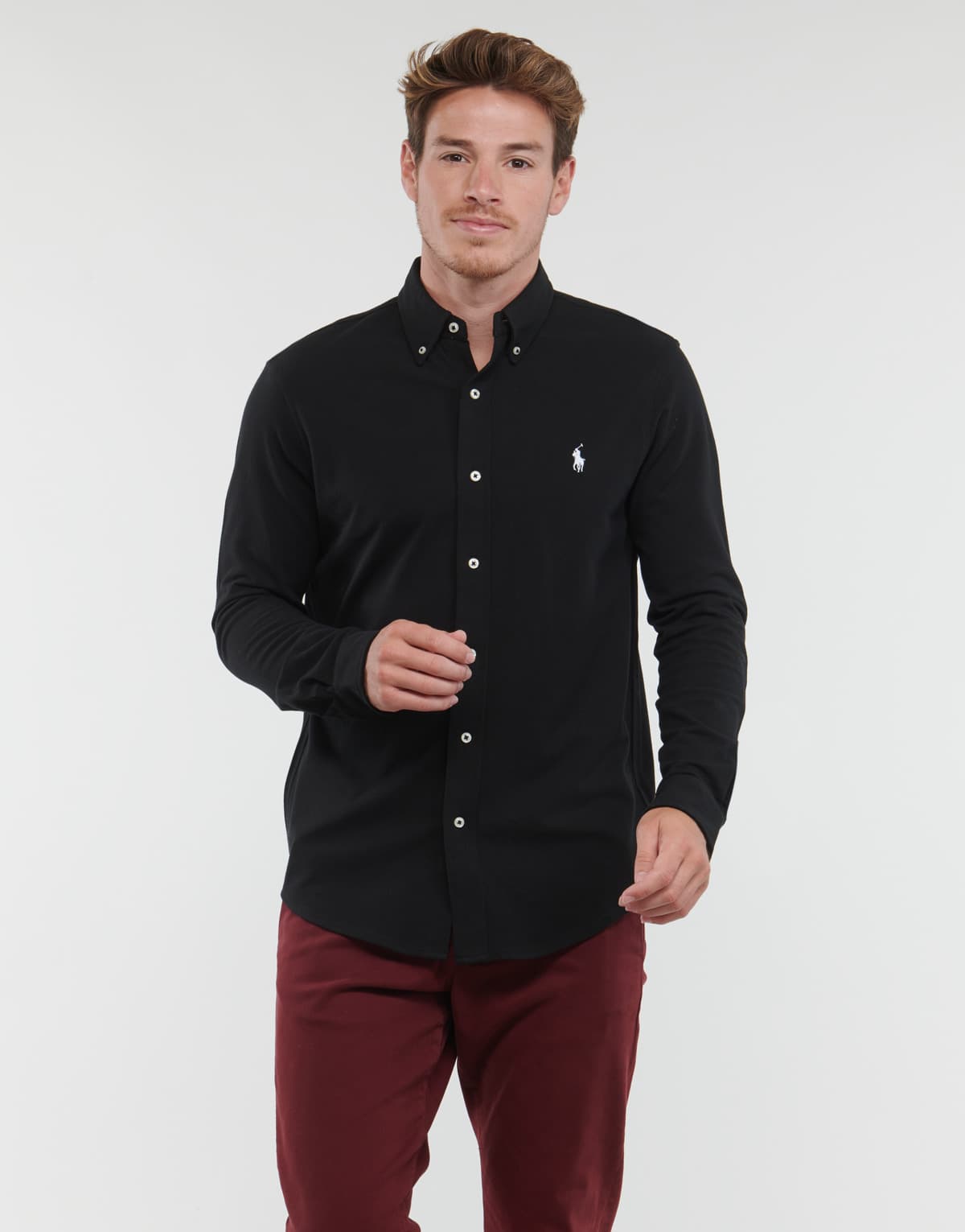 Men's Shirts Polo Ralph Lauren Black
