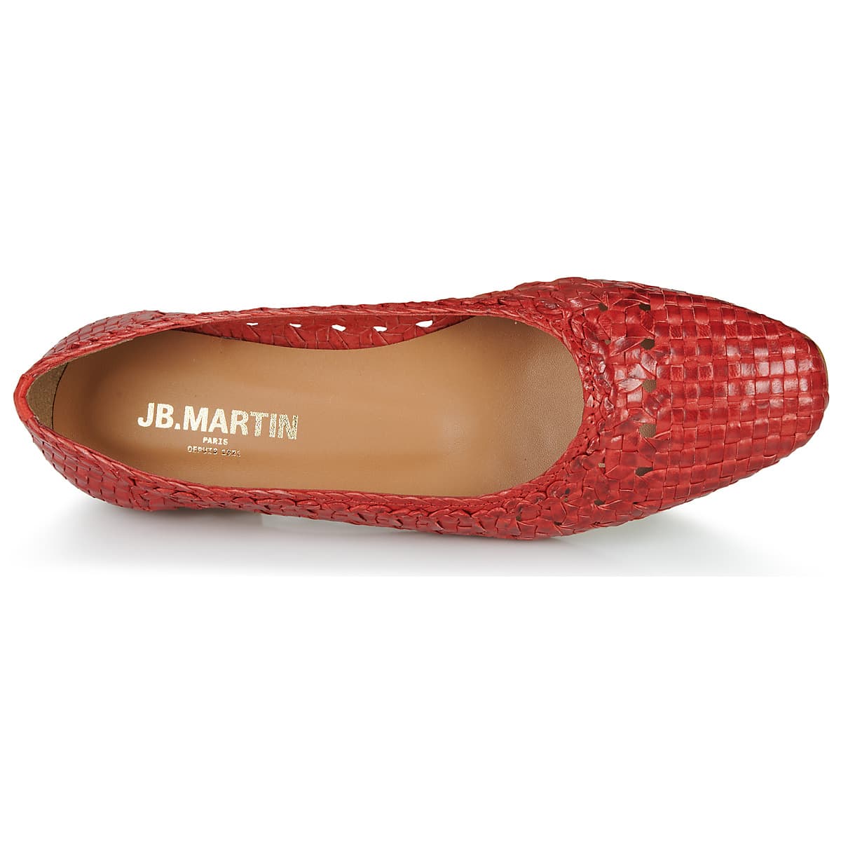 Women's Ballet Flats JB Martin Red