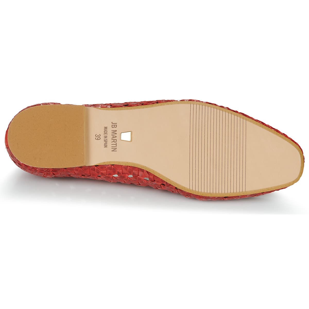 Women's Ballet Flats JB Martin Red