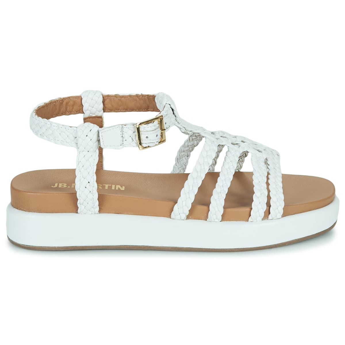 Women's Platforms JB Martin White